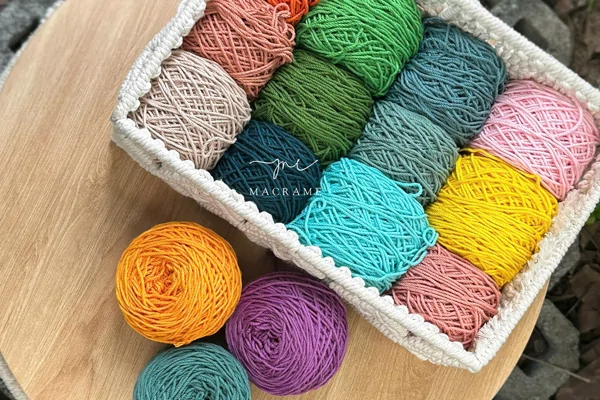 The most popular types of macramé yarn today