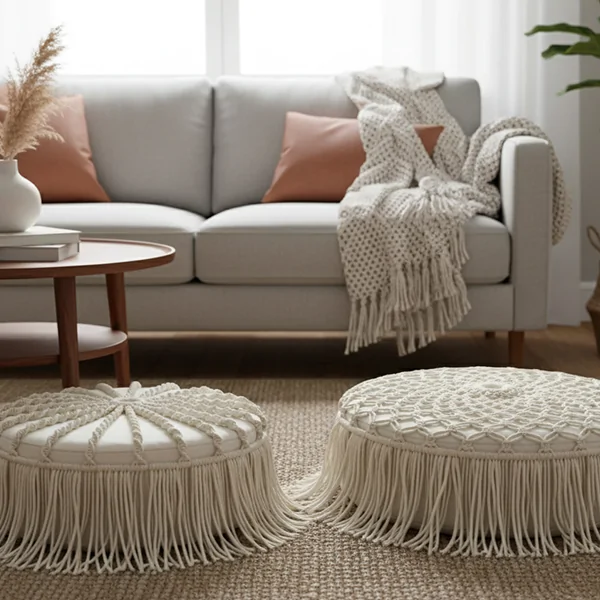 Macrame stool 1025S001