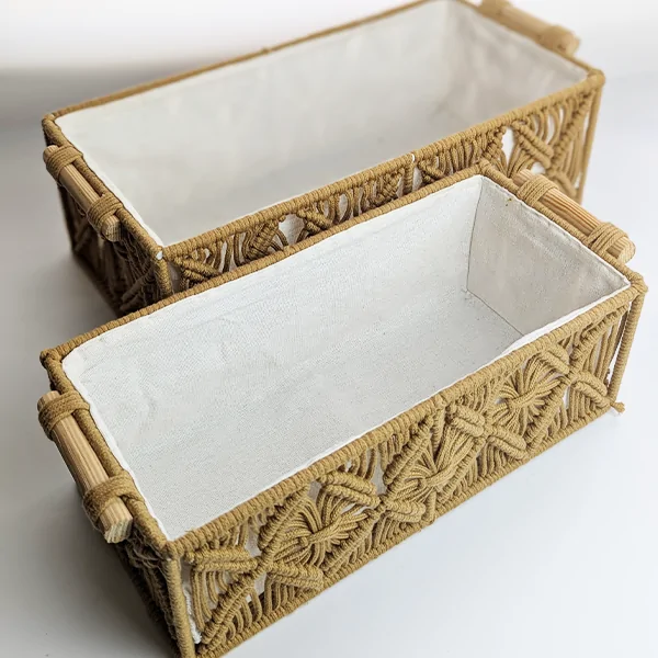 Macrame basket 1025S002